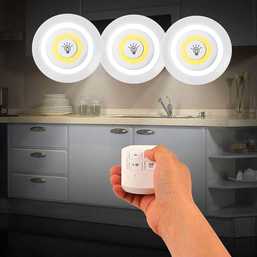 Набор светодиодных подсветок с пультом Ду led Light with Remote Control Set of 3