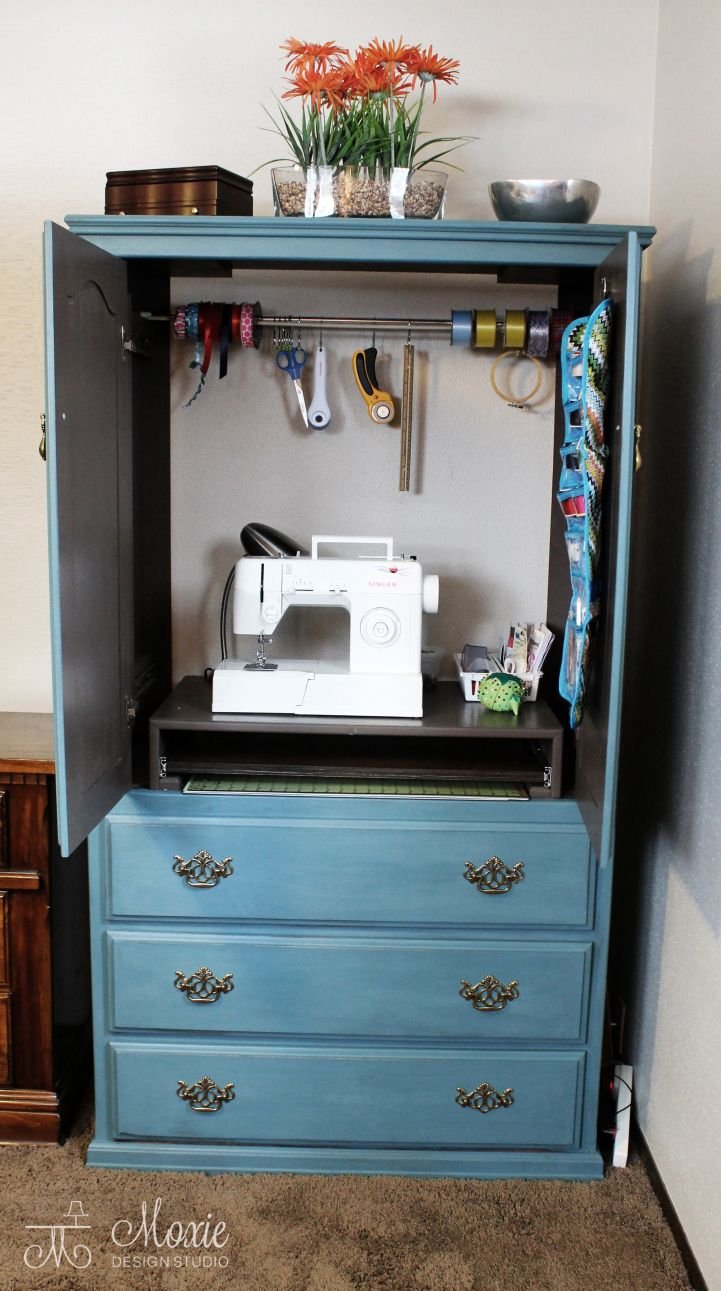 Шкаф для хранения швейных принадлежностей