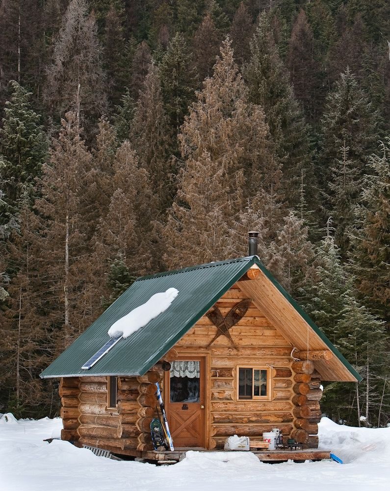 Хижины на Аляске