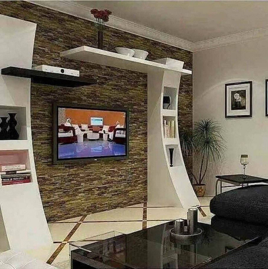 Стойка для телевизора из гипсокартона
