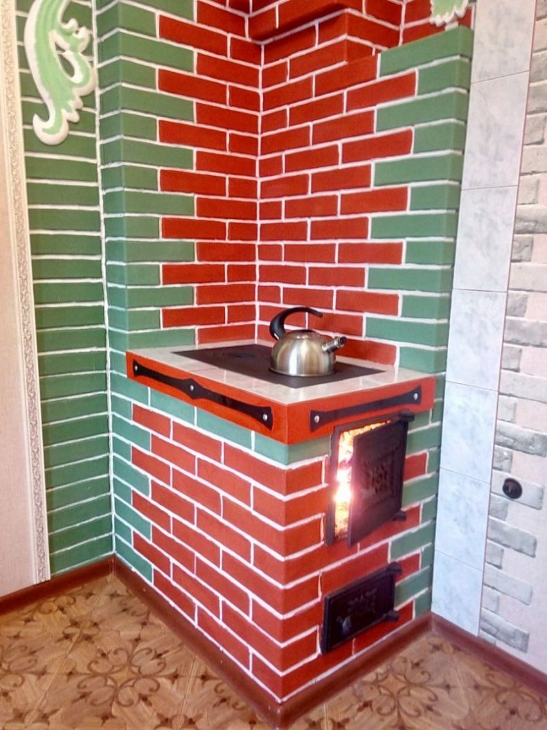 Печь для дома из кирпича
