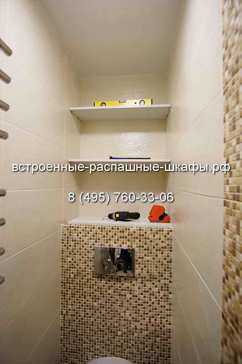 Шкаф в нишу над инсталляцией