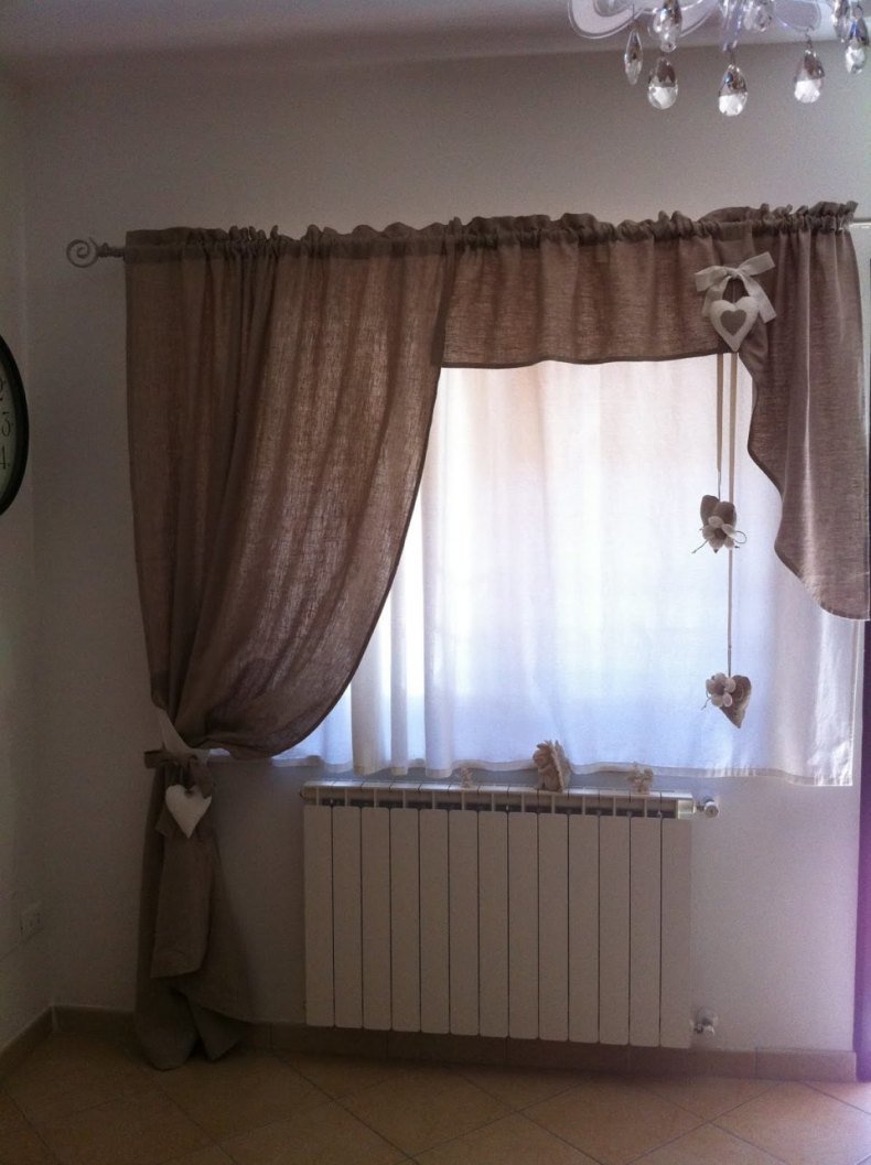 Короткие шторы в зал