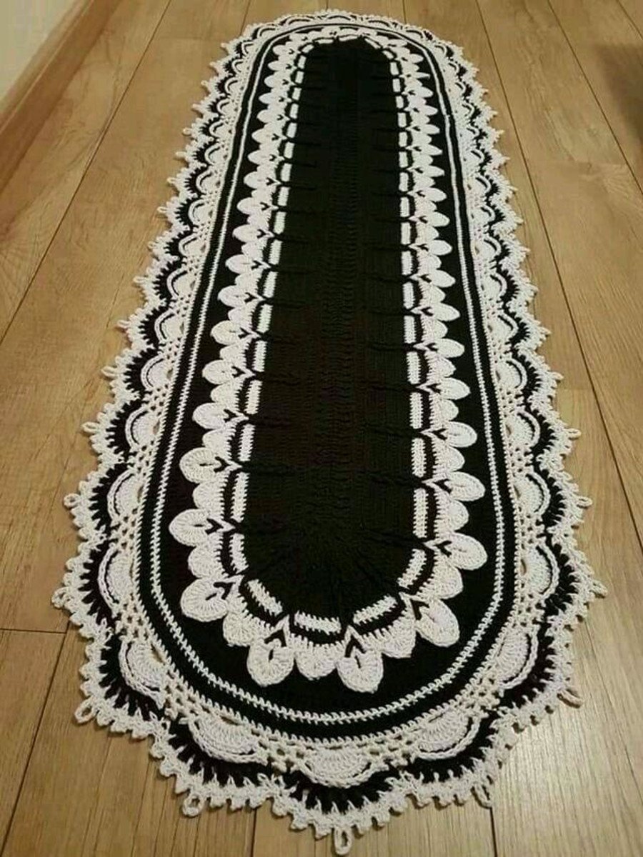 Дорожка крючком на пол