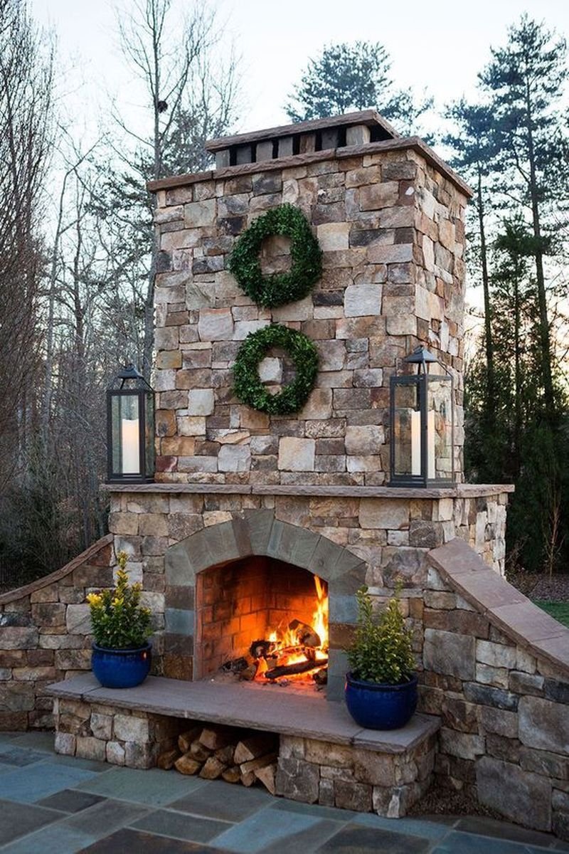 Камин уличный Fireplace