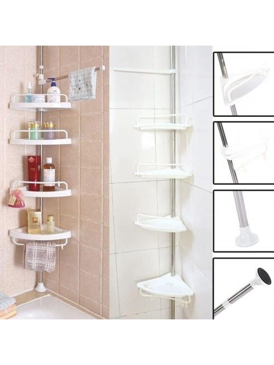 Угловая полка для ванной Multi Corner Shelf