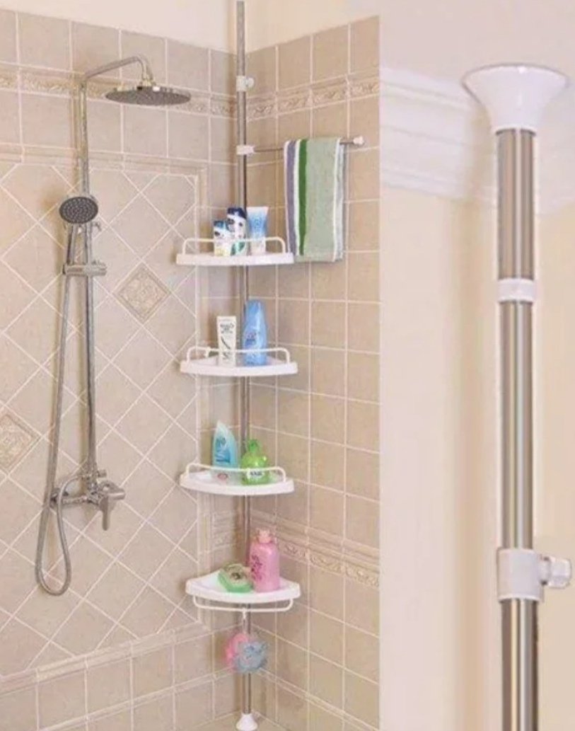 Угловая полка для ванной Multi Corner Shelf