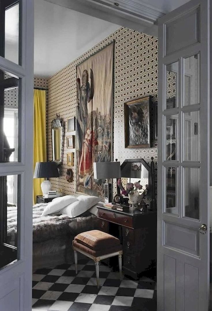 Elle decoration спальня