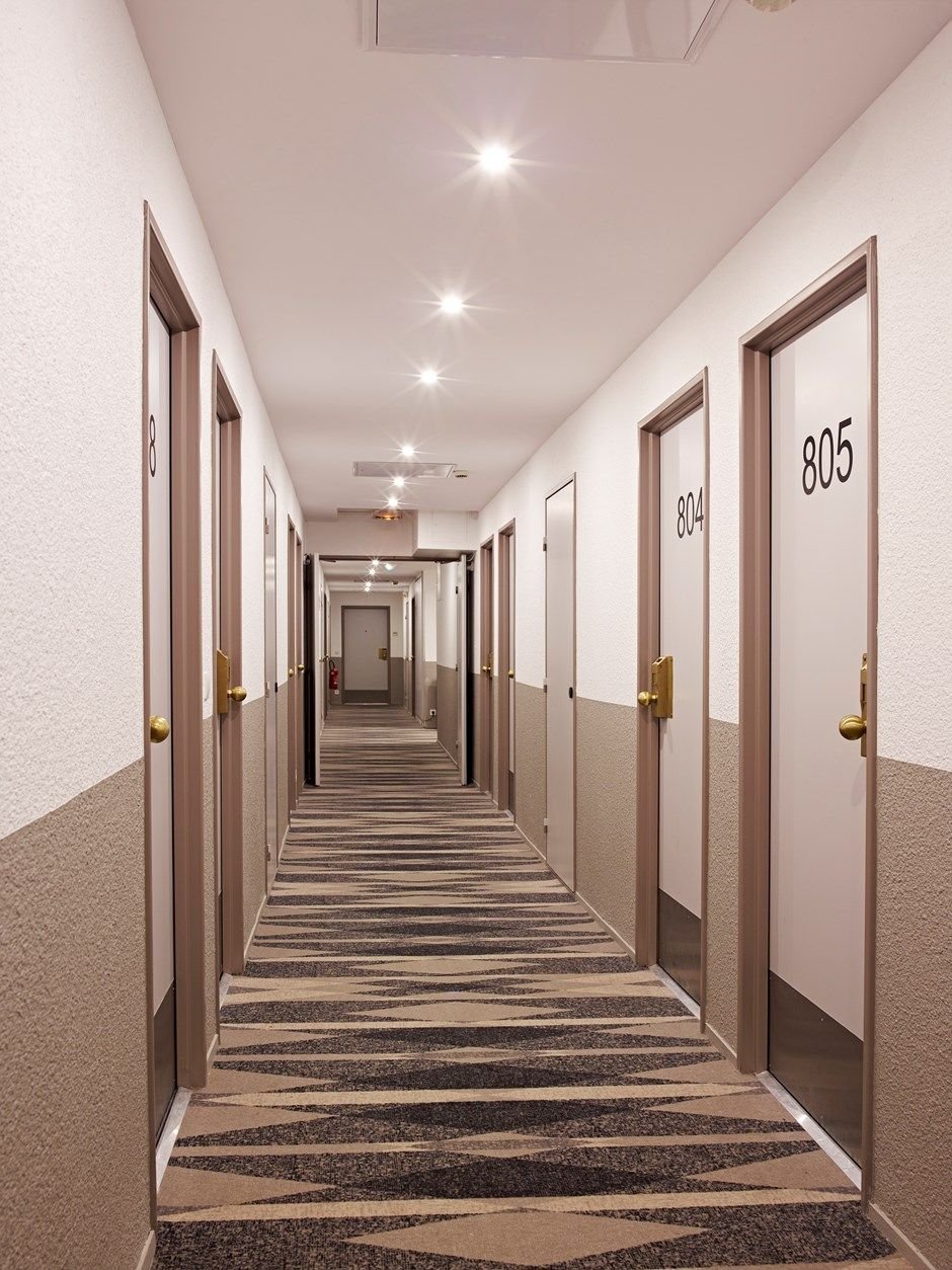 Отель Сесил коридоры