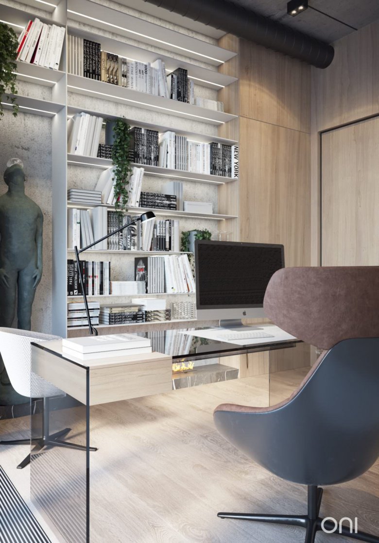 Кабинет в современном стиле