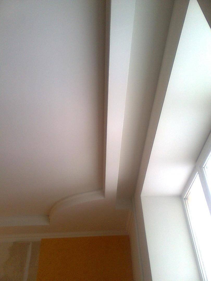 Ниша под карниз из гипсокартона