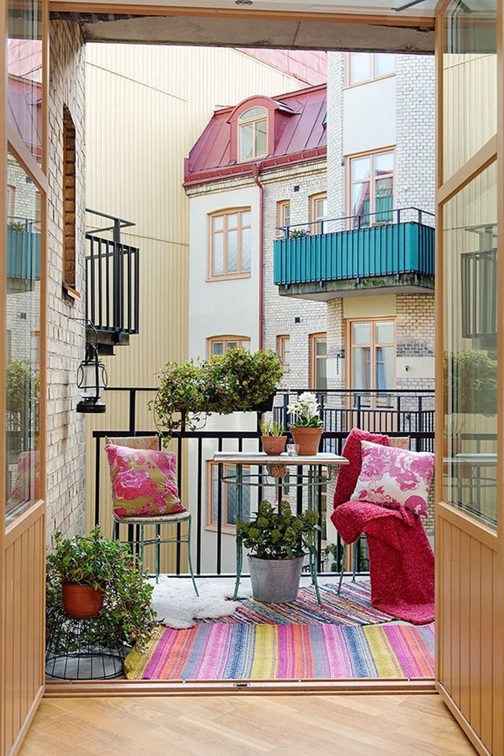 Красивые маленькие балконы