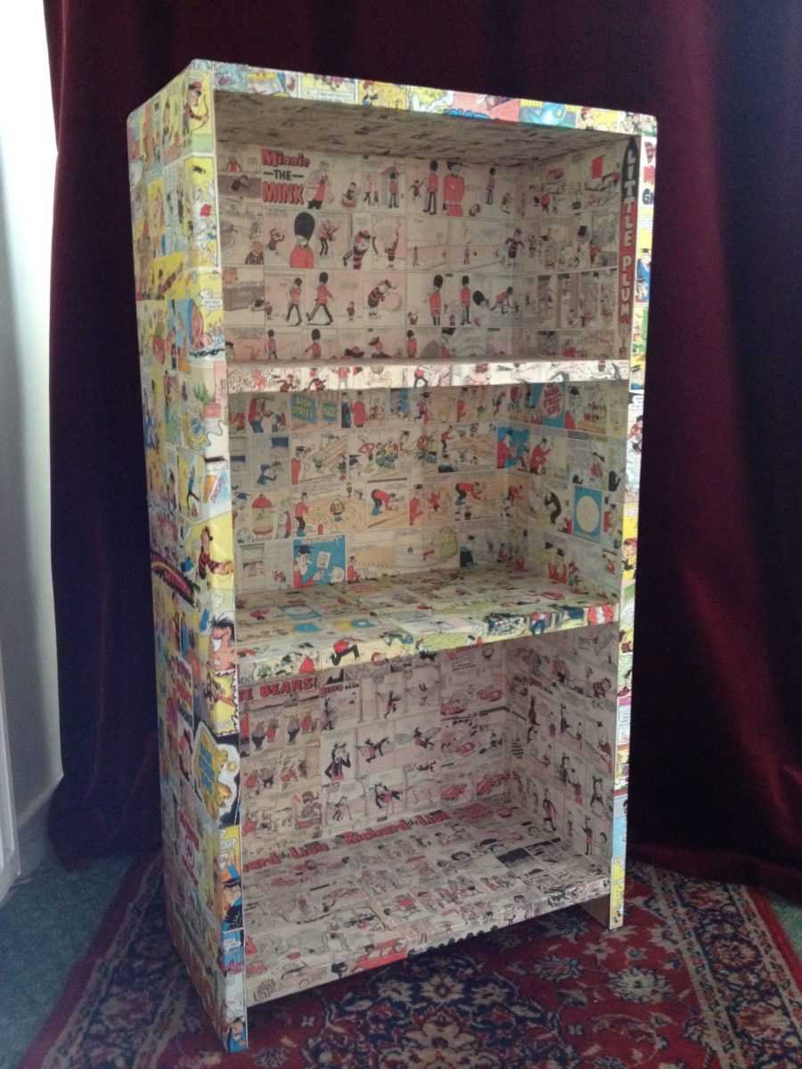 Стеллаж из коробок
