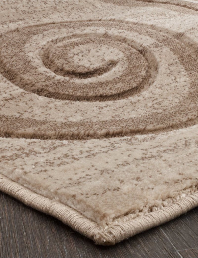 Ковер Mega Carving d263 Light Beige прямоугольник