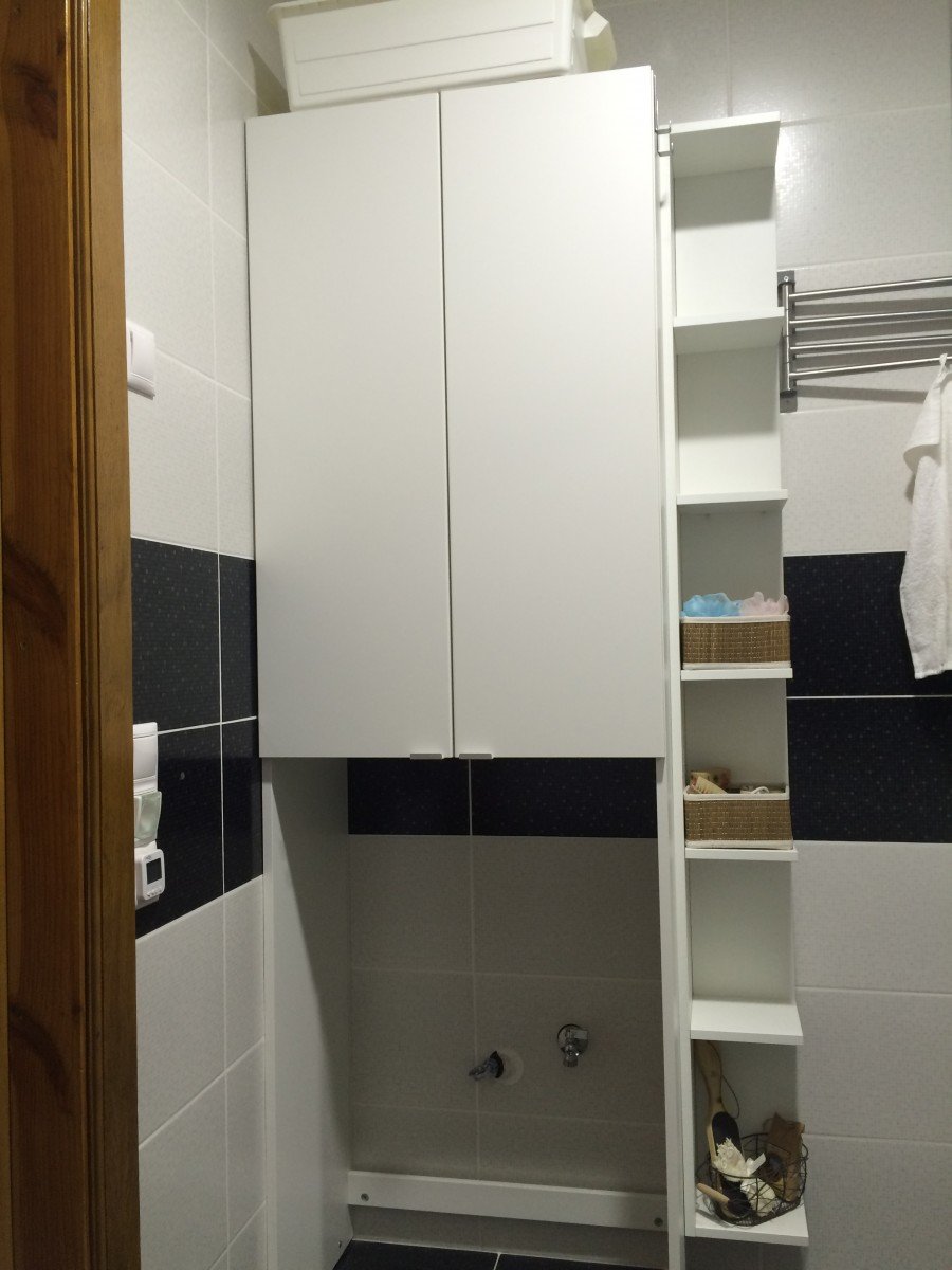 Шкаф для ванной ikea ЛИЛЛОНГЕН для стиральной машины