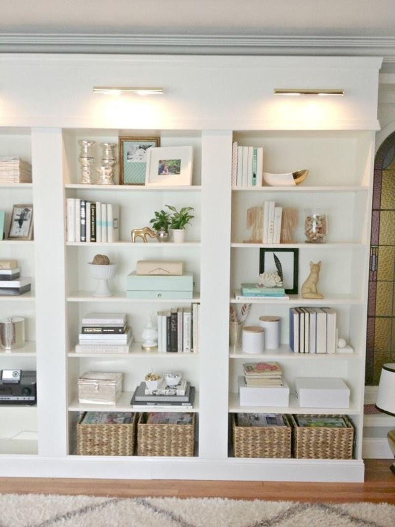 Красивые книжные стеллажи