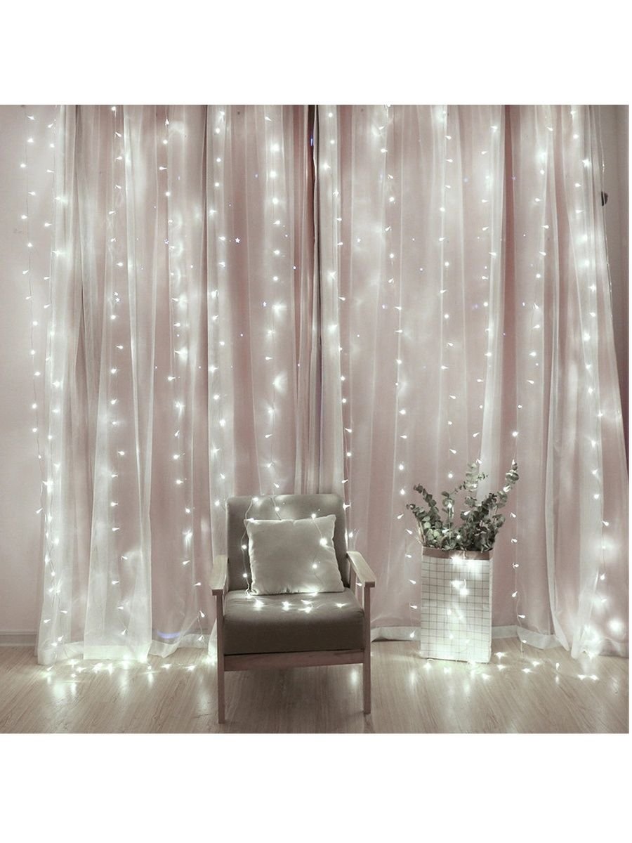 Гирлянда Curtain Light 3 m 10 Hanging