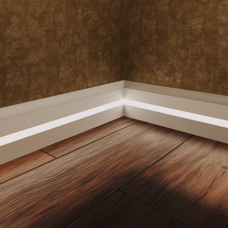 Напольный плинтус Evrowood PN 102 led в