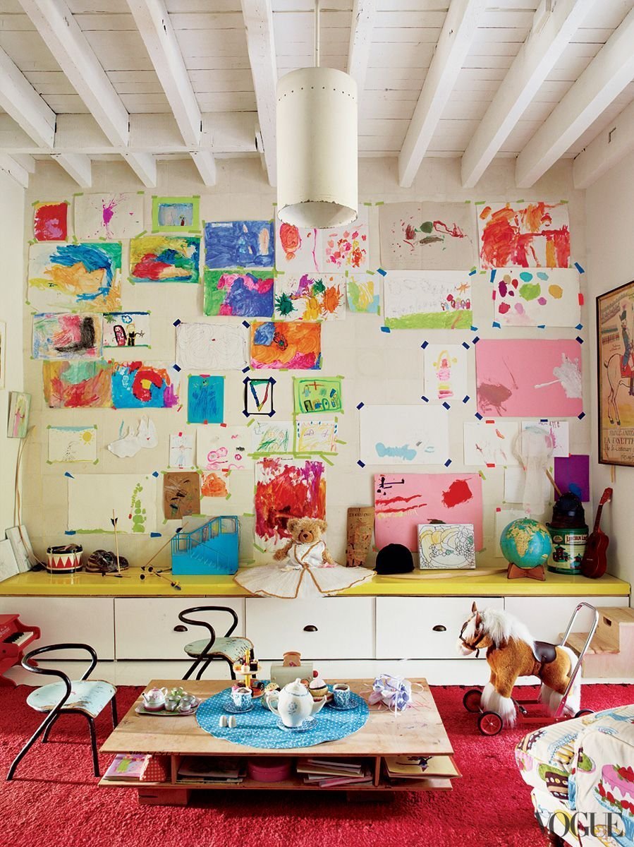 Детская комната художницы