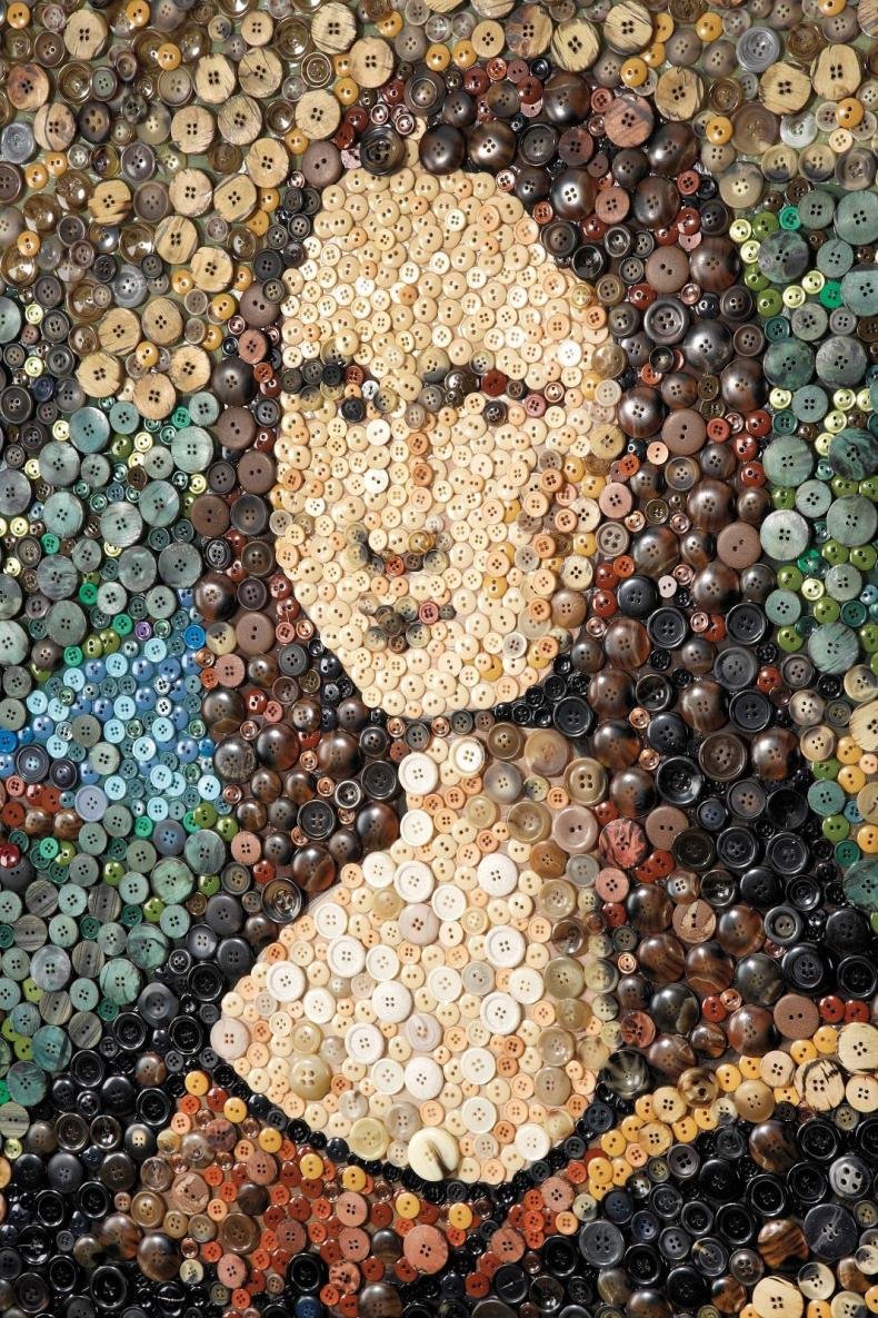 Ассамбляж искусство Мона Лиза