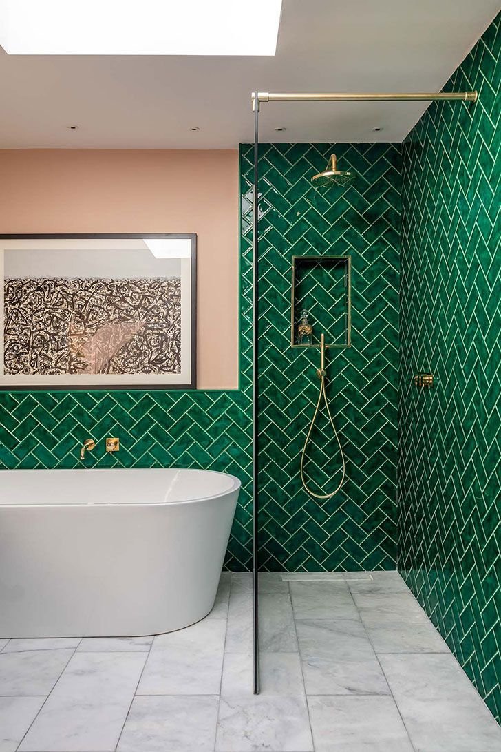 Плитка Emerald Green в интерьере