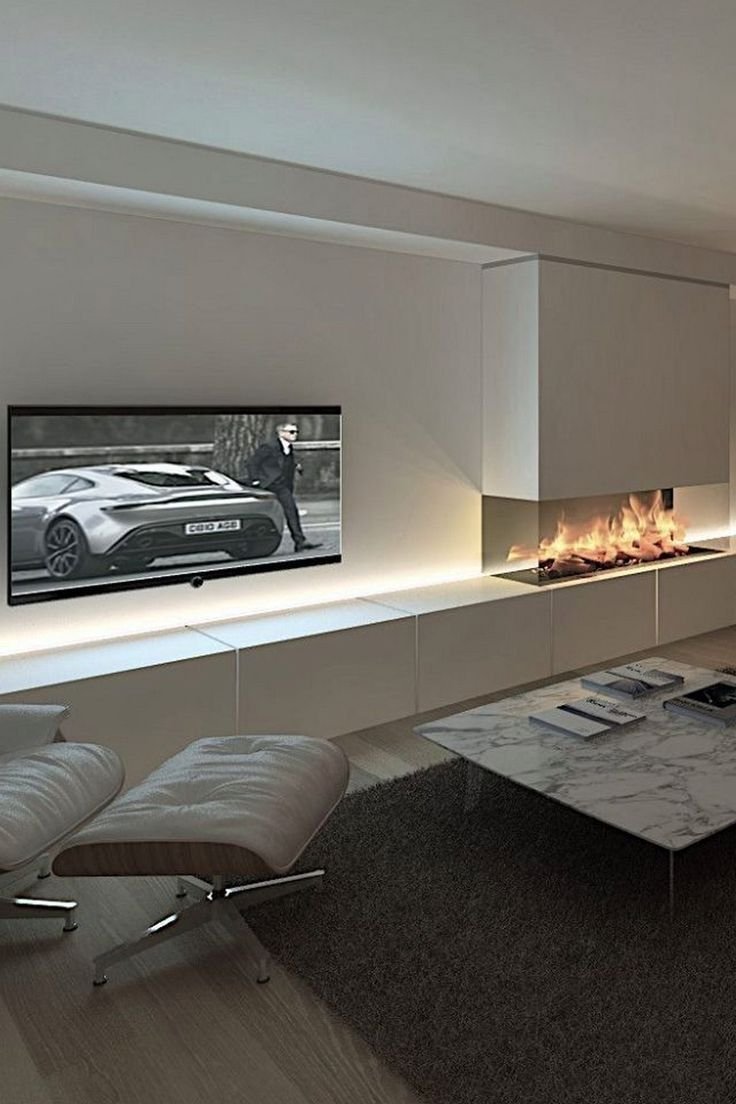 Биокамин в современном интерьере