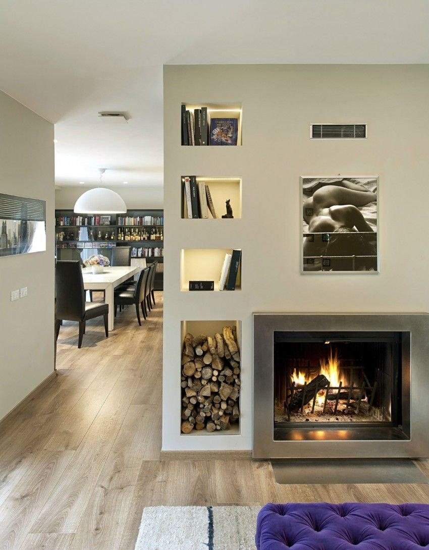 Камин перегородка