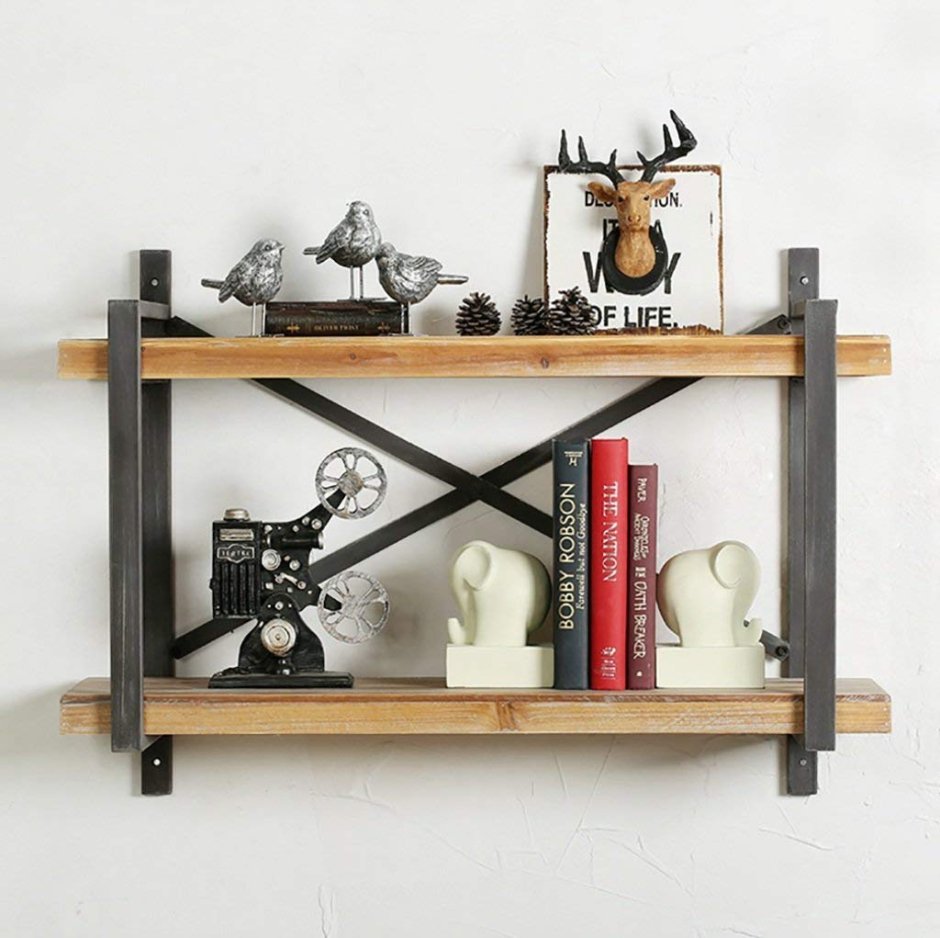 Полка лофт настенная