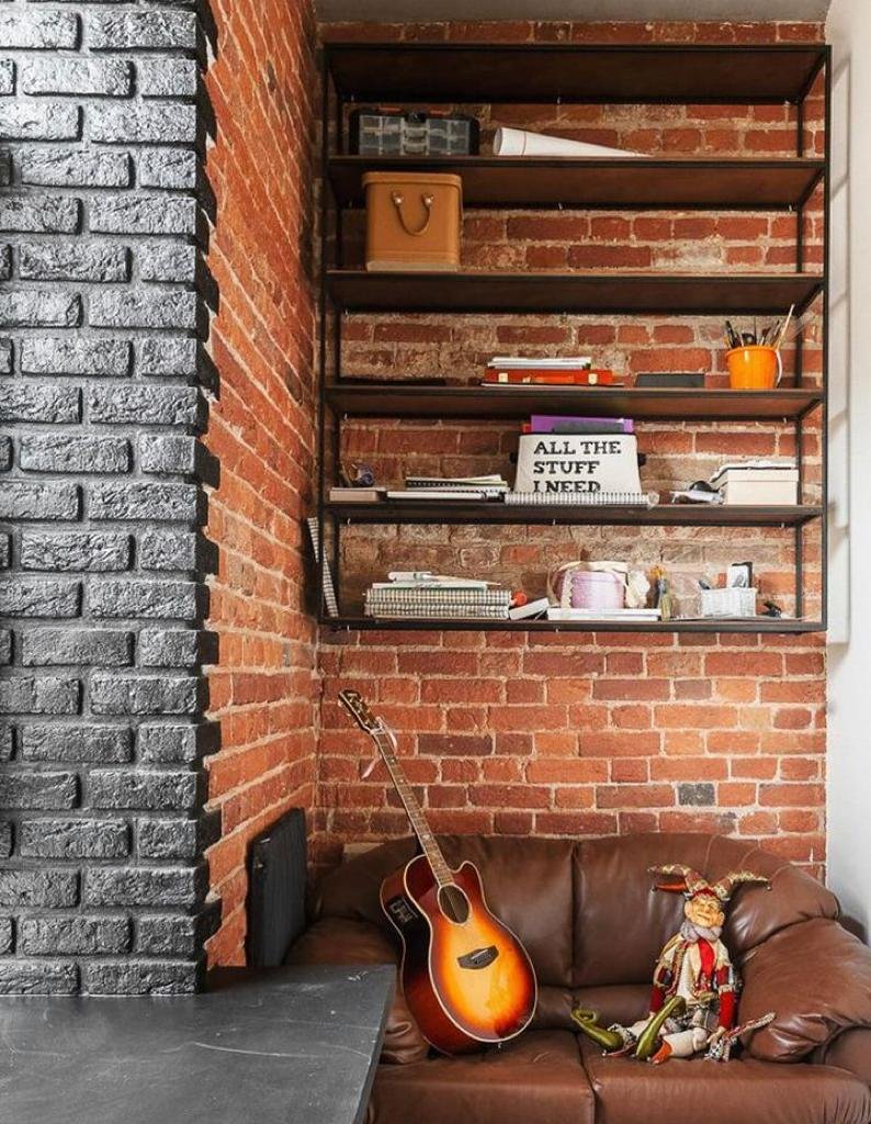 Балкон в стиле лофт