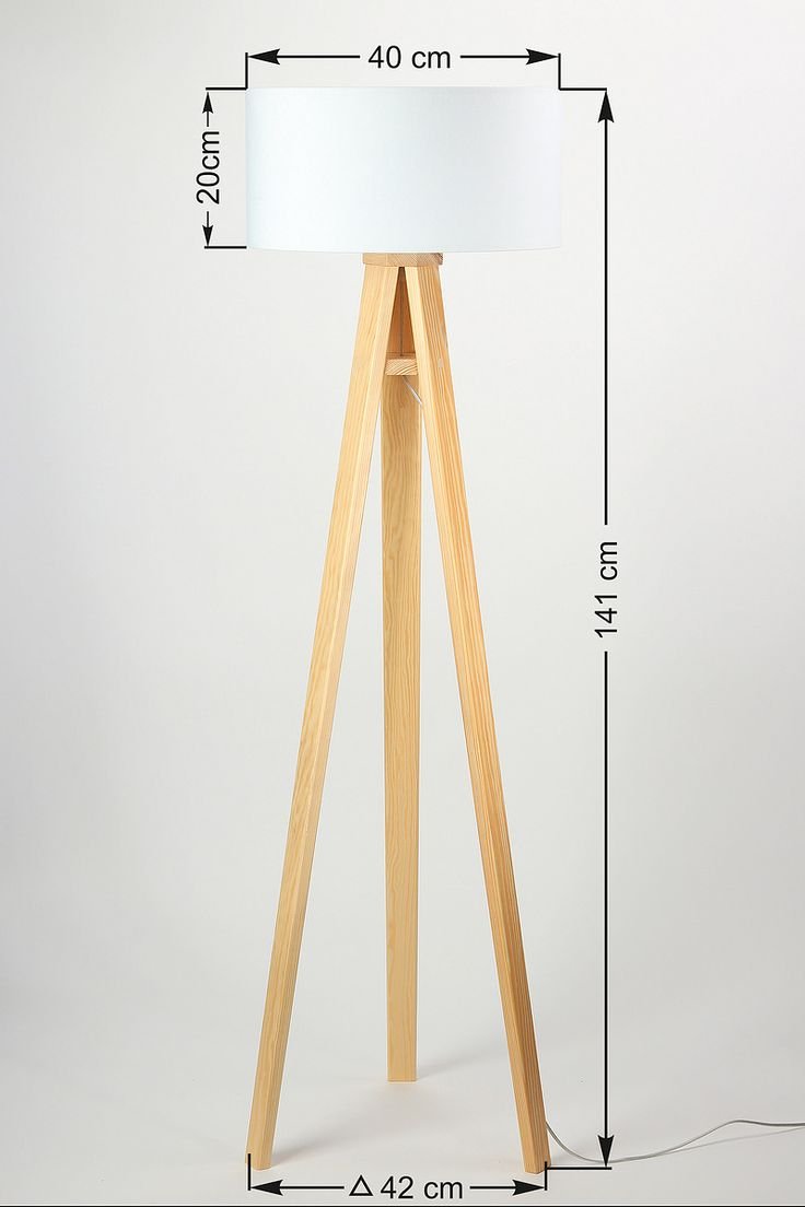 Штатив деревянный светильник