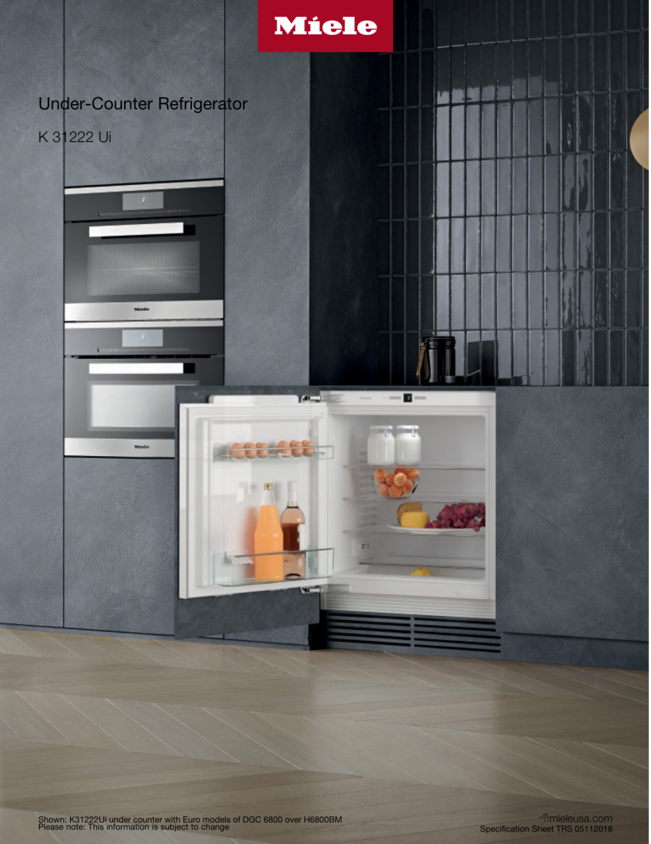 Холодильник Miele k 31222 UI