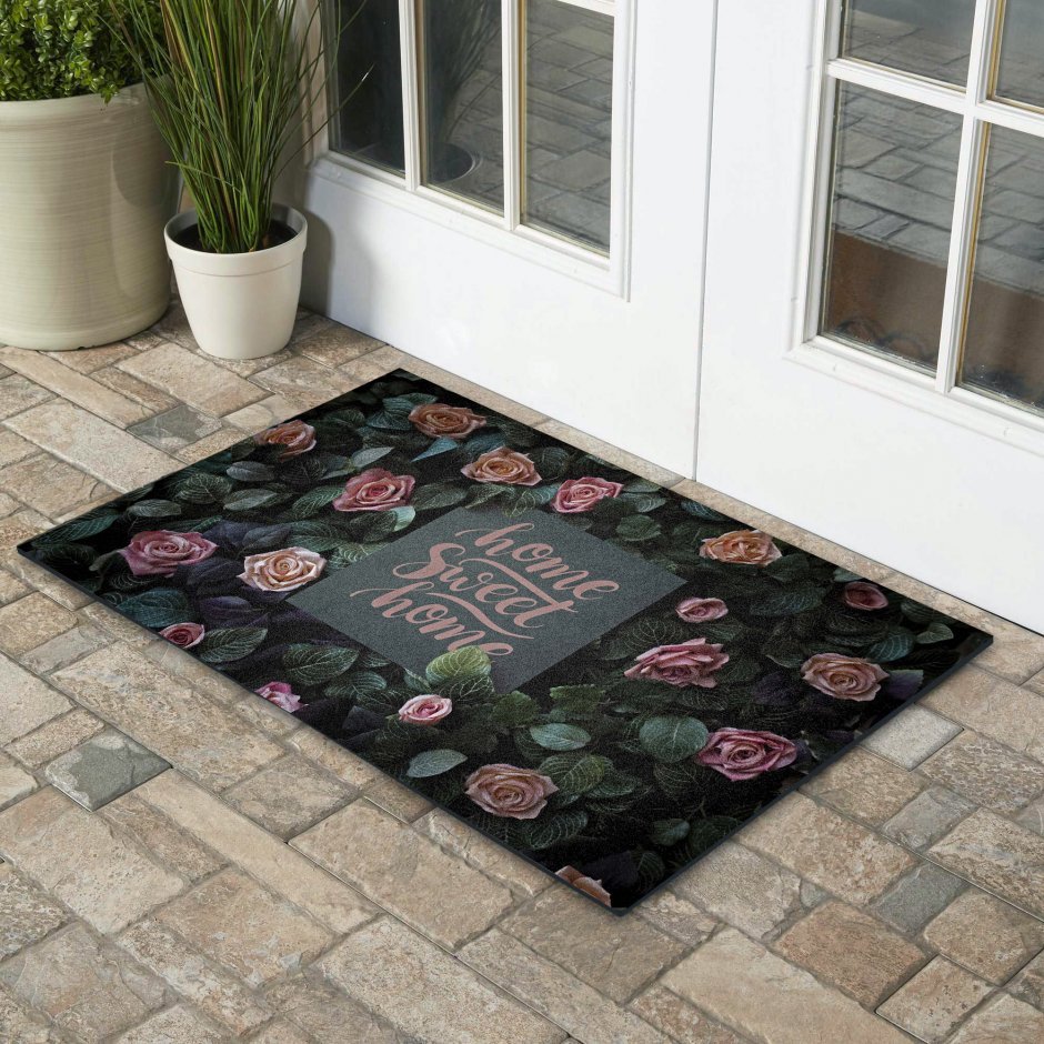 Коврик придверный Home Sweet Home 80x60
