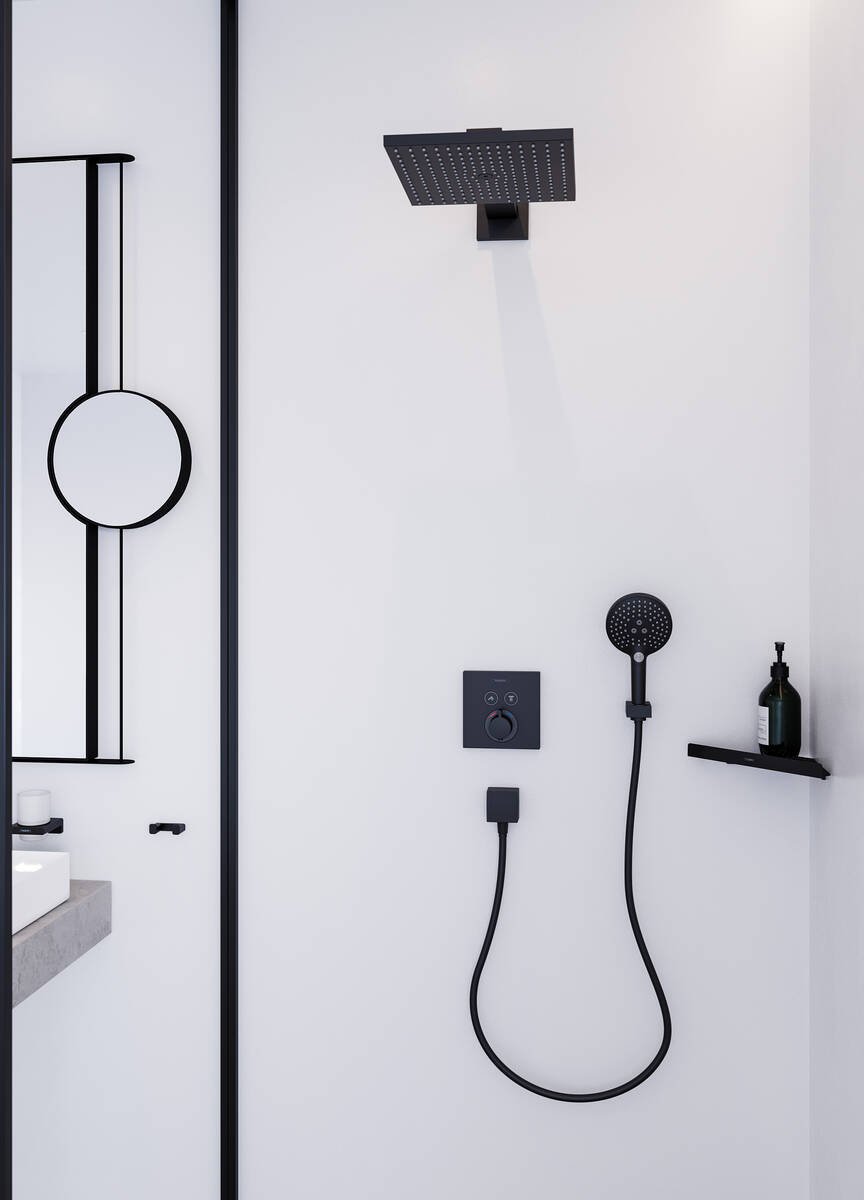 Термостат Hansgrohe SHOWERSELECT 15763670 для душа, матовый черный
