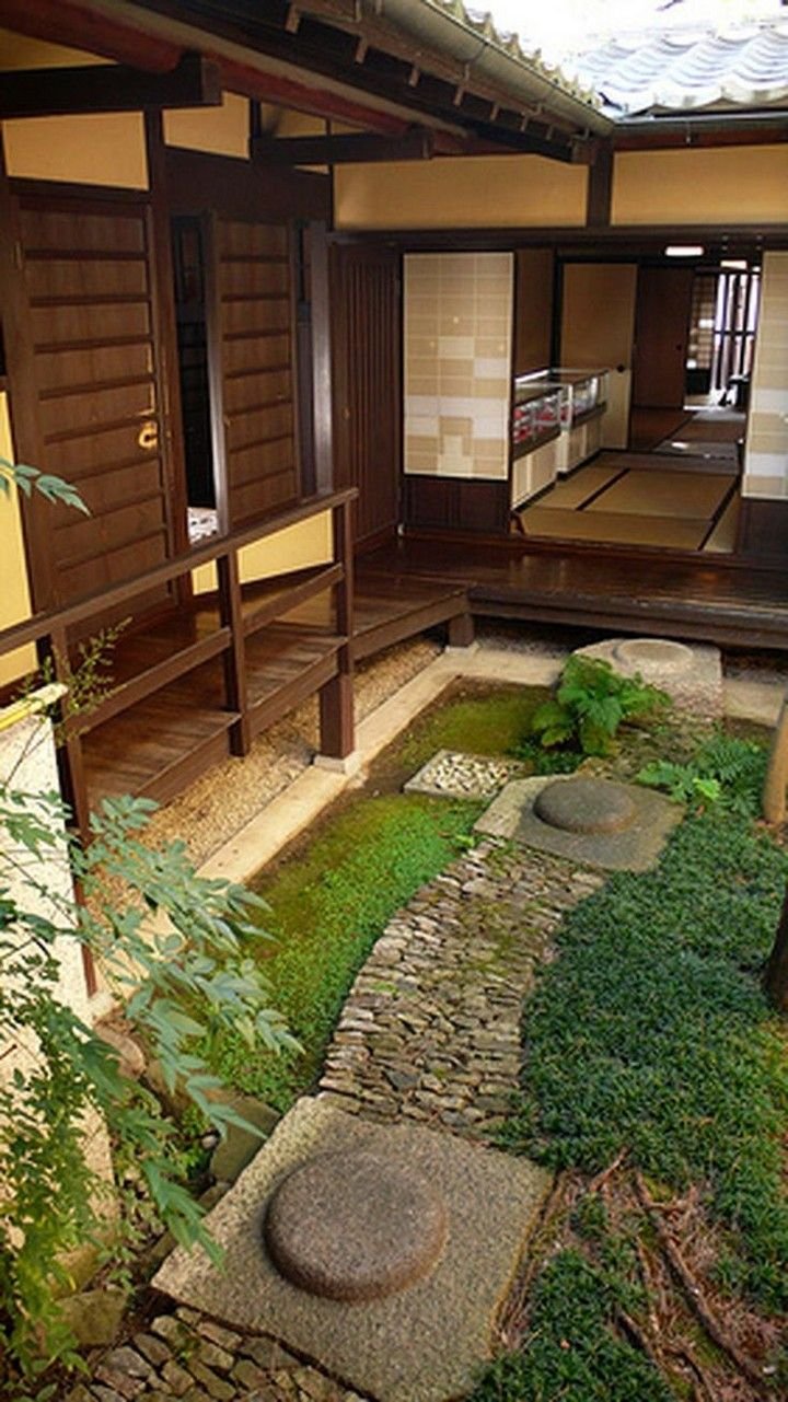 Японский дом дворик