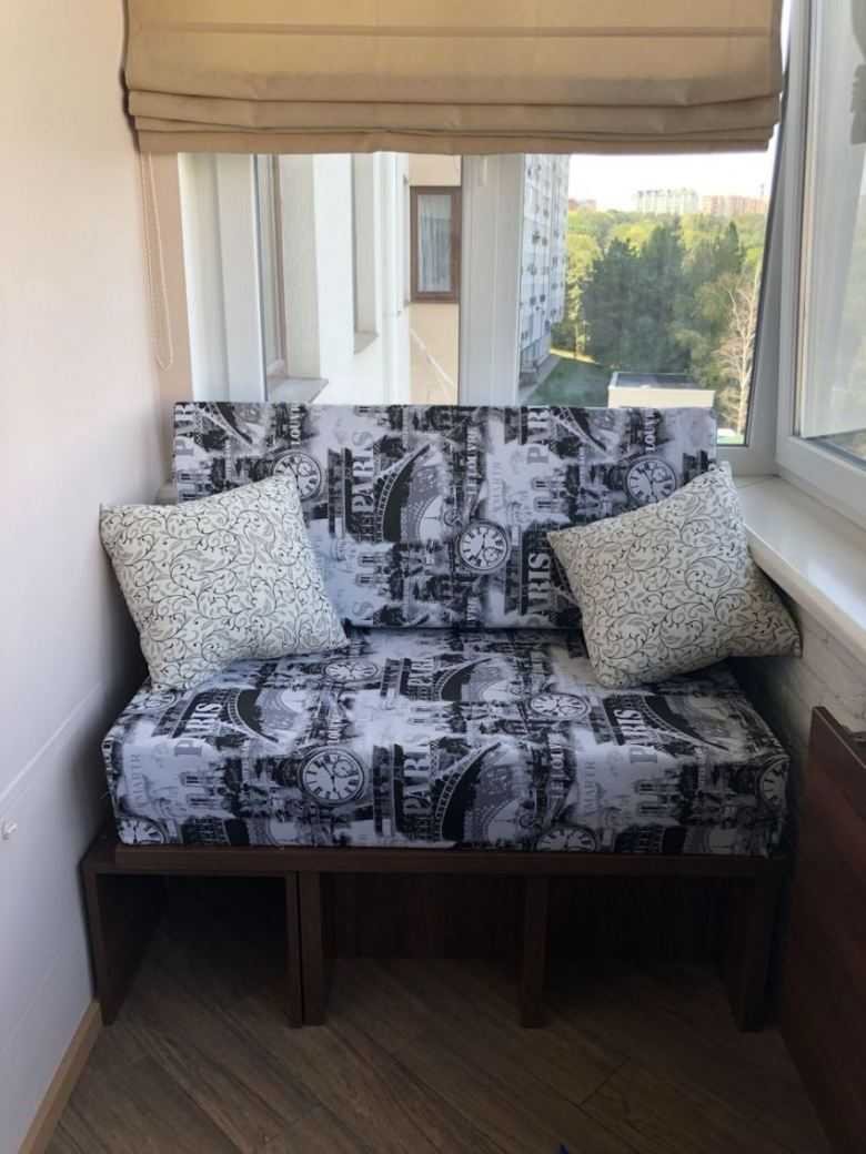 Раздвижной диван на балкон