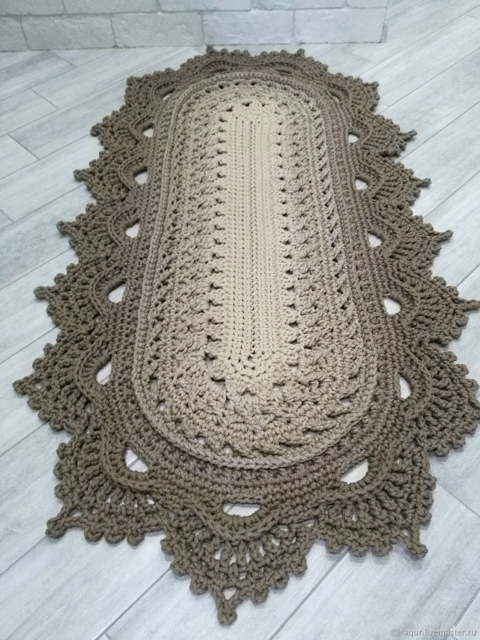 Ковры из полиэфирного шнура крючком