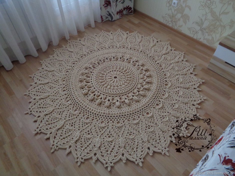 Ковер из полиэфирного шнура Улита