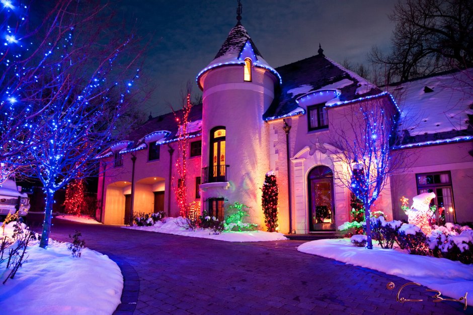 Новогодний дом