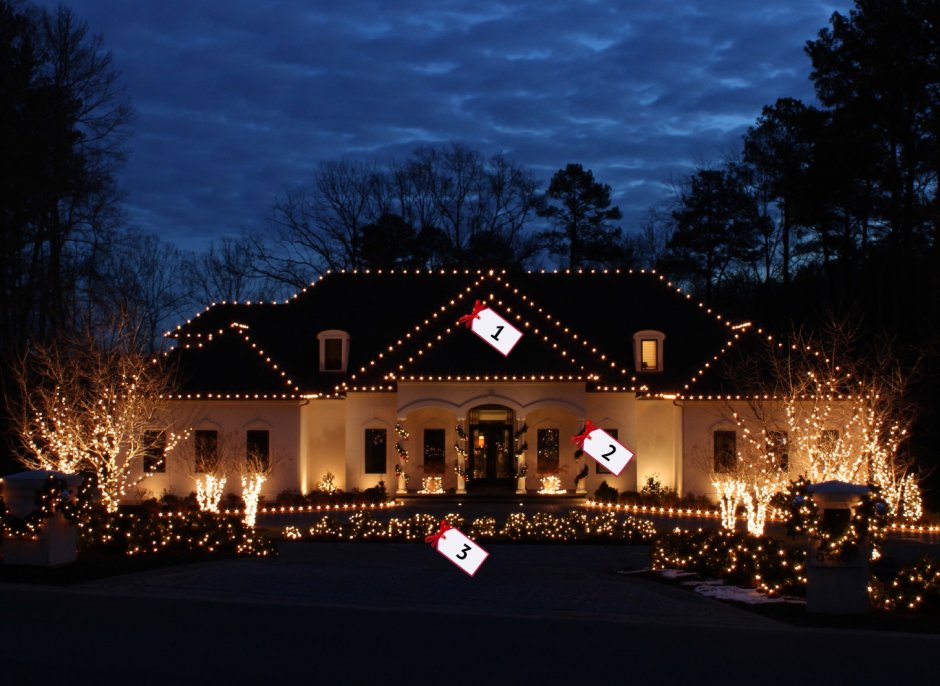 Новогодние дома