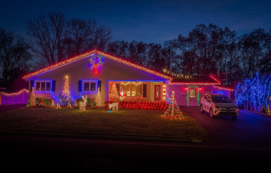 Новогодние дома