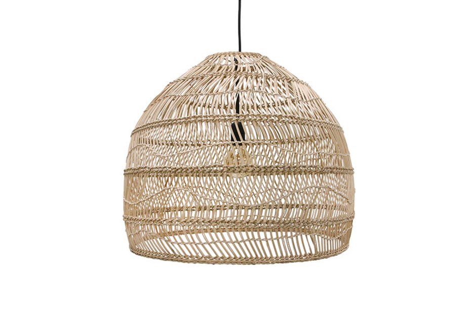 Подвесной светильник Round natural Rattan Lamp SKU:943119 Moycor