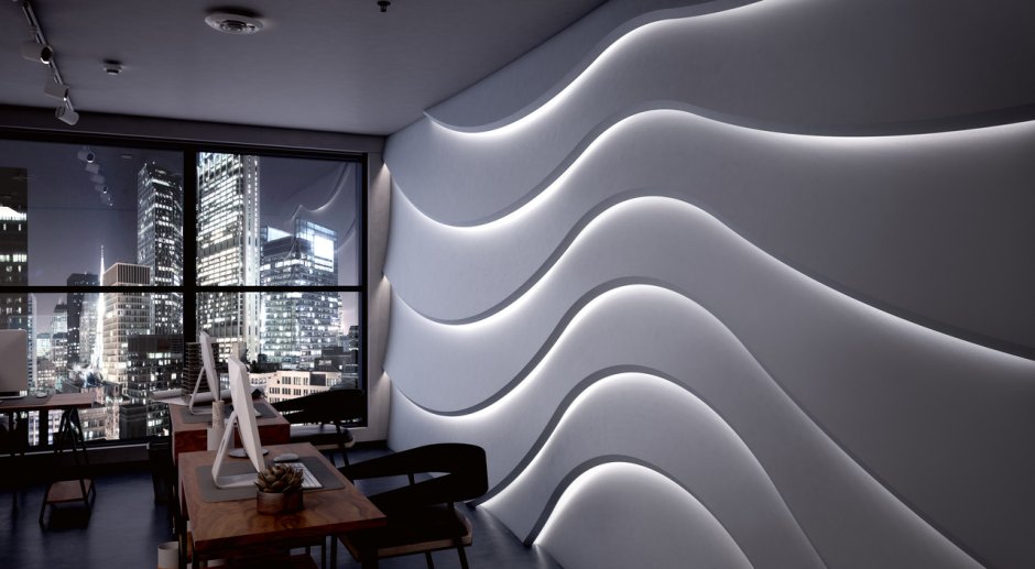 3д панели Zaha