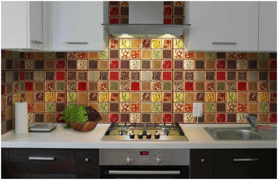 Мозаичная плитка для кухни на фартук