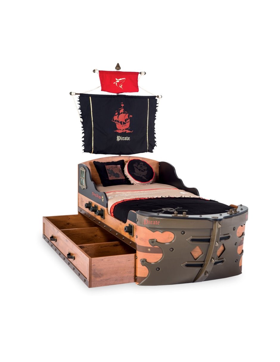Кровать Cilek Black Pirate