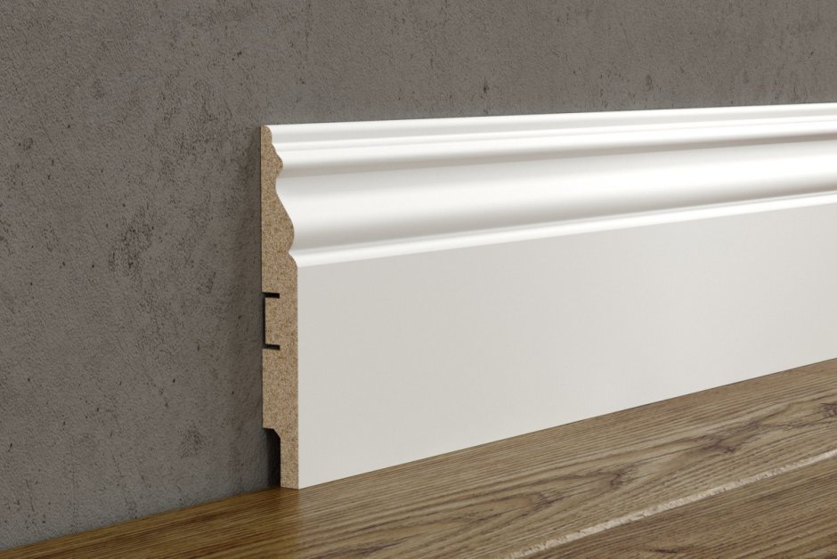 Плинтус МДФ Cosca Décor ap75 белый