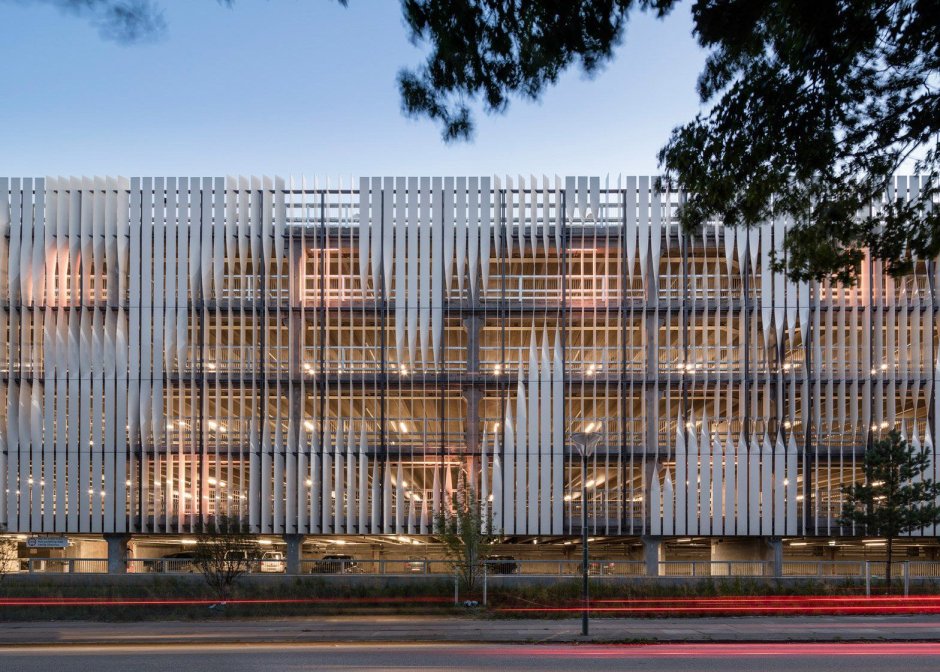 Паркинг Architecture Exterior, facade Design, parking buildi