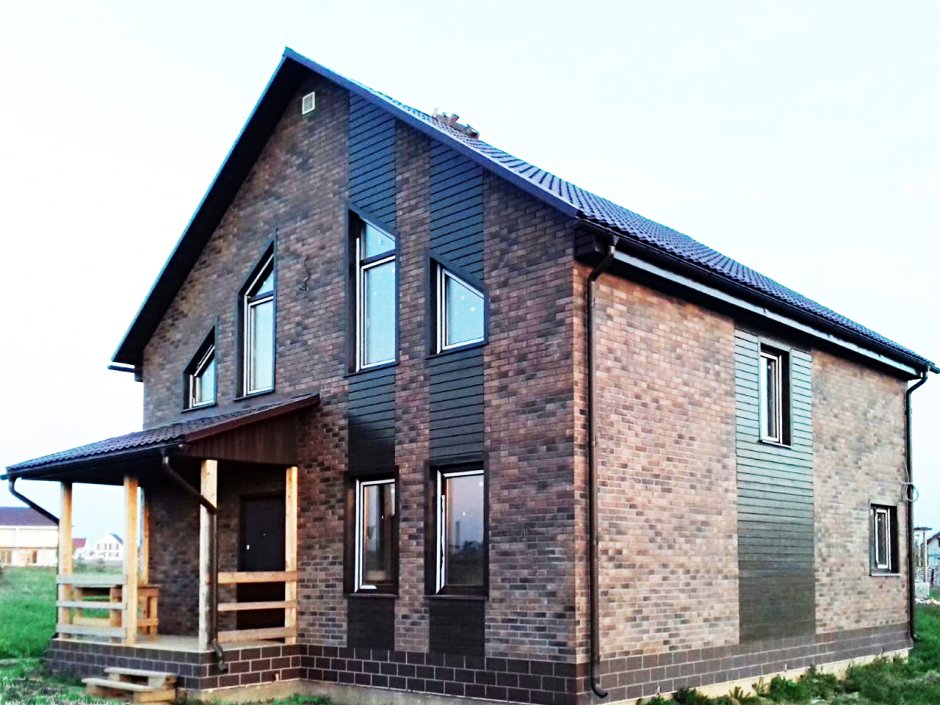 Каркасный дом под камень