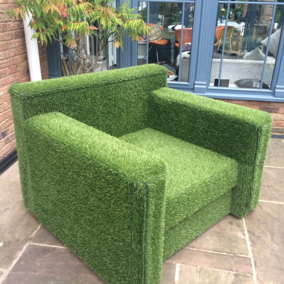 Мебель из газонной травы