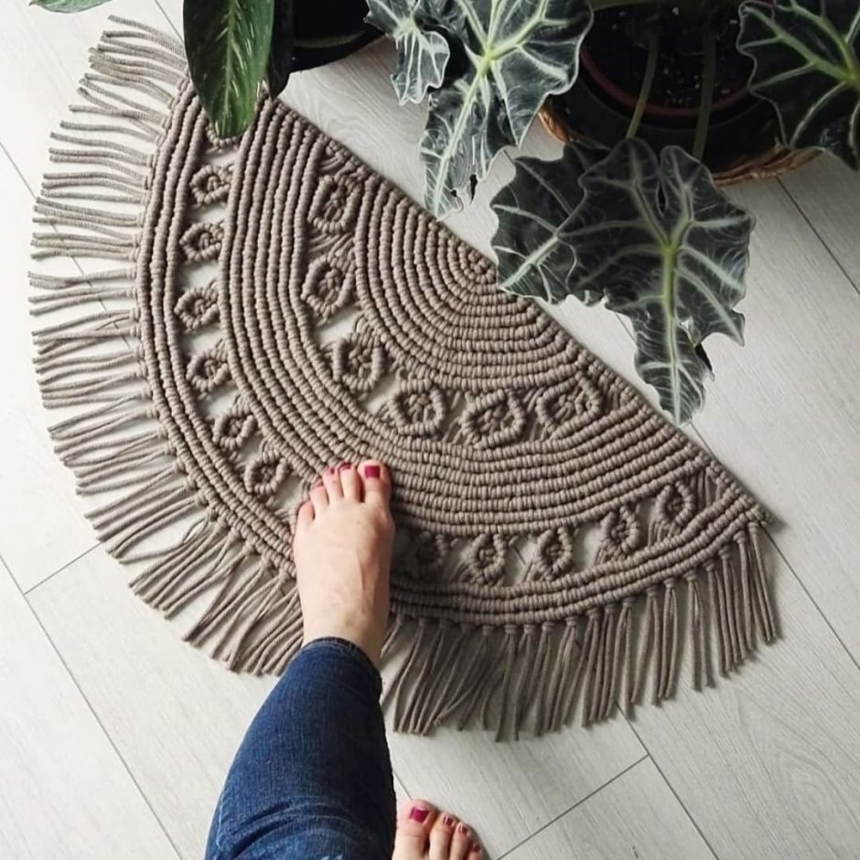 Коврик макраме