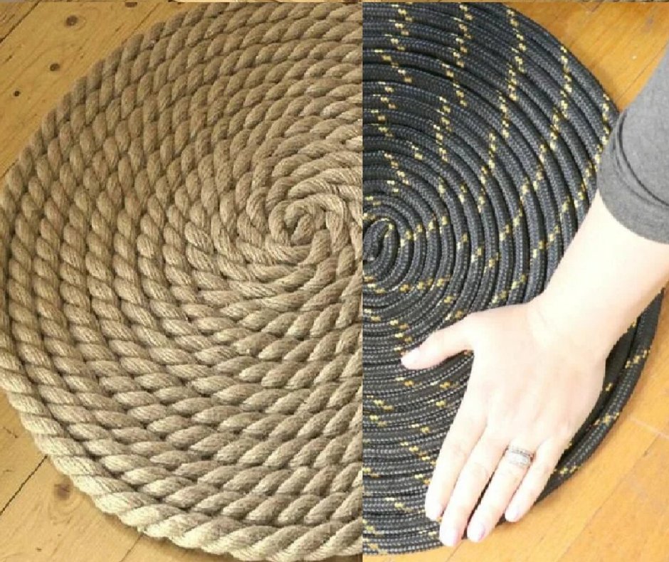 Коврик из жгута